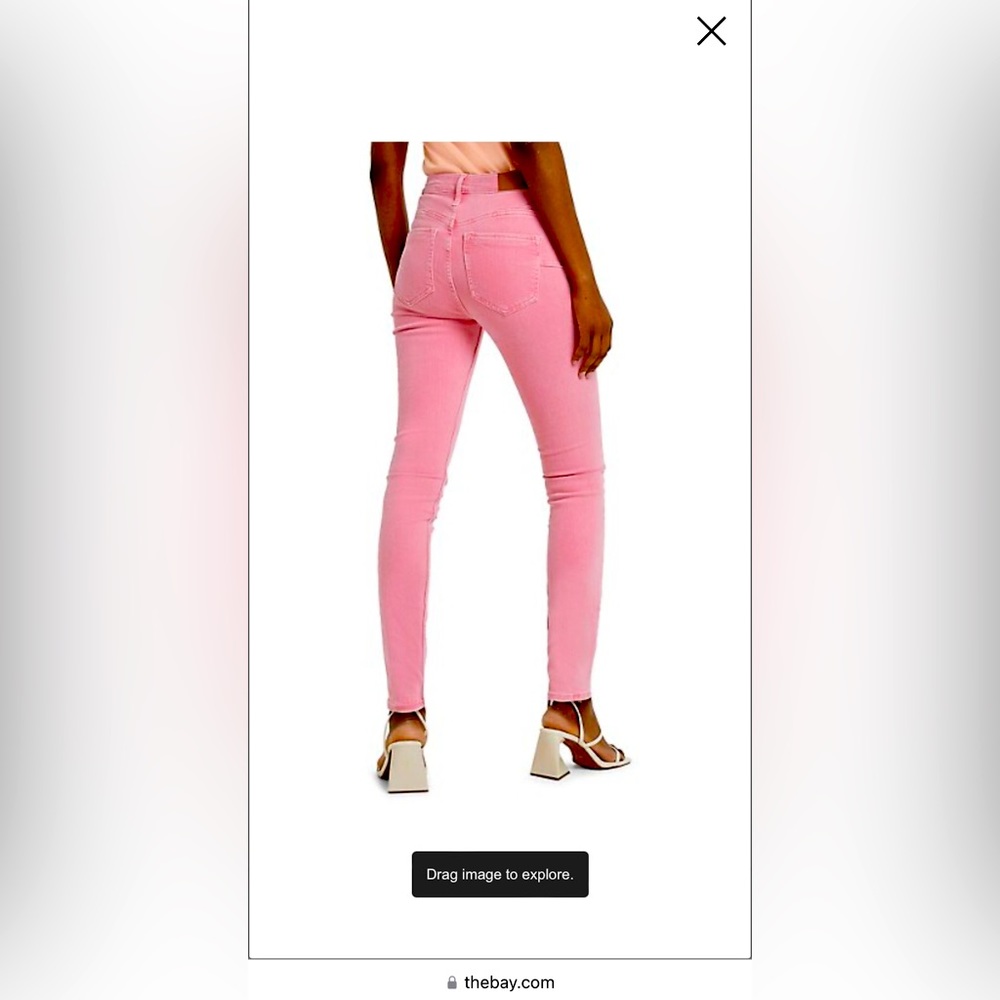 River Island High Waist Skinny Jeans — Size US 10 / UK 14